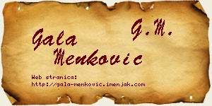 Gala Menković vizit kartica